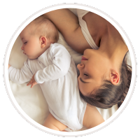 beb&eacute; y mam&aacute;